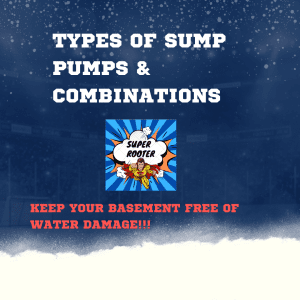 types of sump pumps and combinations