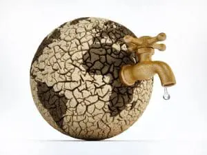 Cracked pipes waste water